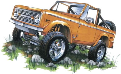 Ford Bronco Classic Truck Offroad Truck Explore More Mens T-Shirt